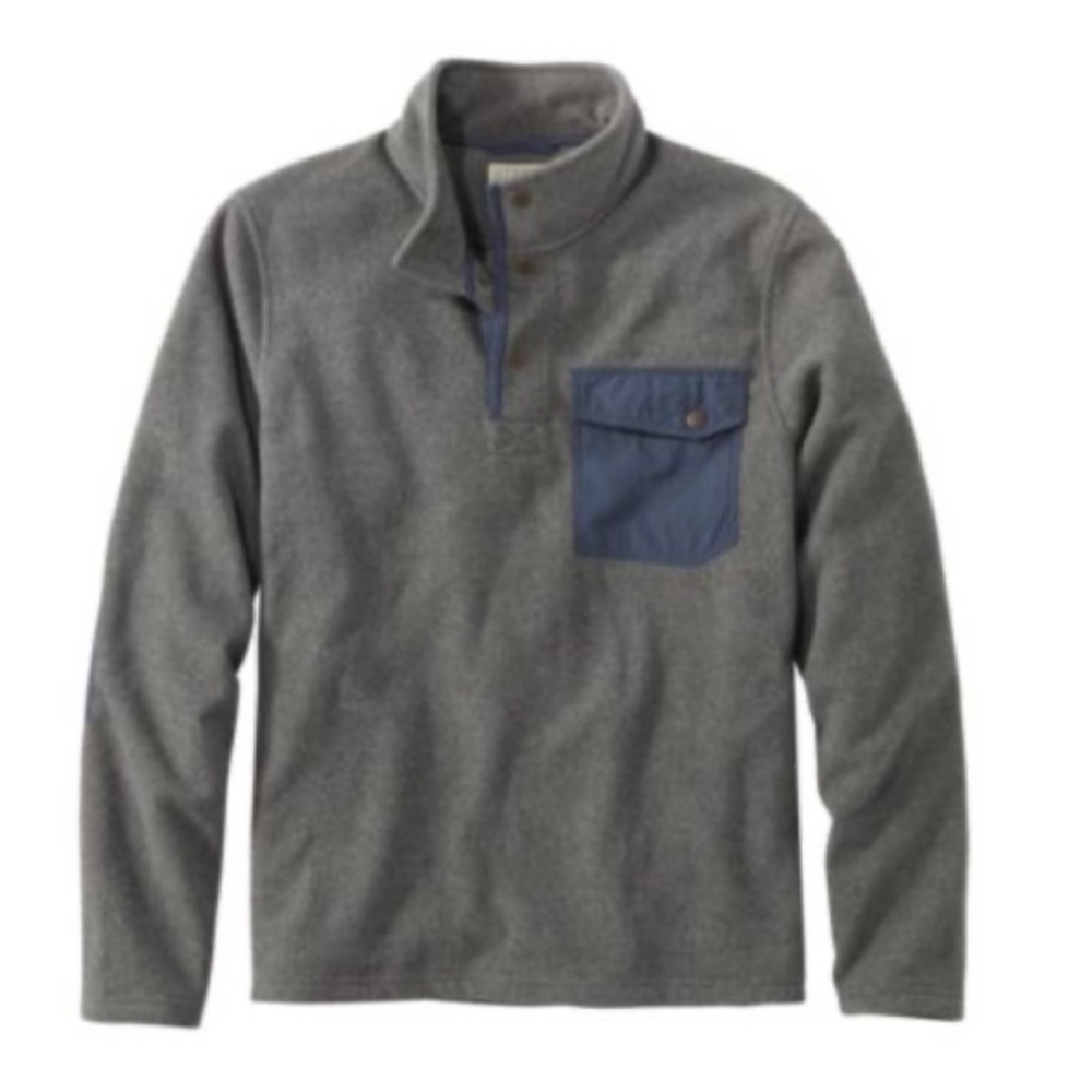 Men's L.l. Bean Allagash Fleece Henley